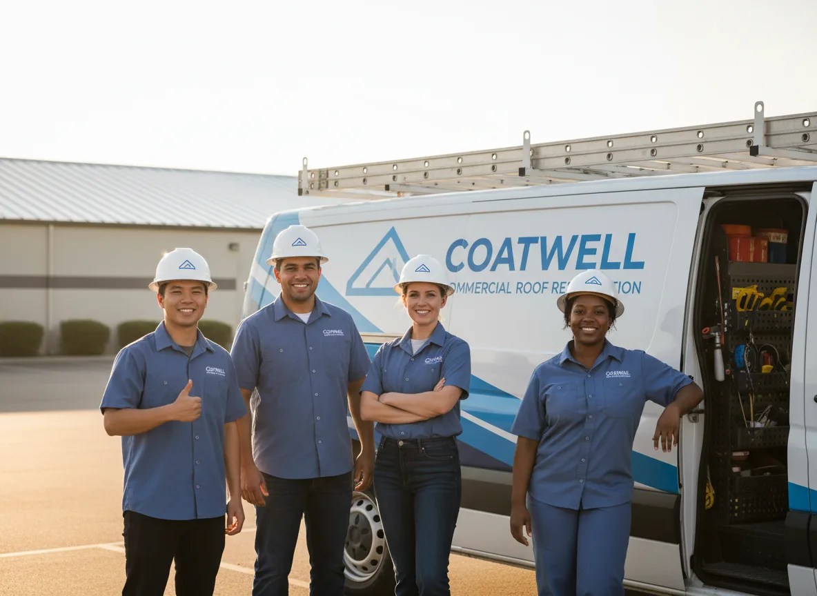 Commercial roof coating company in Telephone, TX